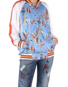 Pepe Jeans Jacheta cu imprimeu si maneci raglan Lesly -