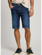Pepe Jeans London Bermude din denim - Albastru inchis
