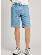 Pepe Jeans London Bermude din denim relaxed fit - Albastru deschis
