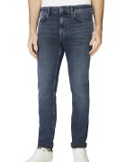 Pepe Jeans London Blugi conici cu talie medie - Albastru inchis