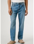 Pepe Jeans London Blugi cu aspect decolorat - Albastru deschis