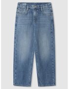 Pepe Jeans London Blugi cu aspect decolorat - Albastru pastel