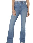 Pepe Jeans London Blugi cu croiala ampla si talie inalta - Albastru deschis