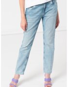 Pepe Jeans London Blugi mom fit cu aspect decolorat Violet - Albastru deschis