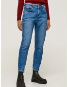 Pepe Jeans London Blugi mom fit Violet - Albastru