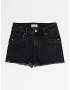Pepe Jeans London Blugi scurti cu talie inalta Patty - Negru