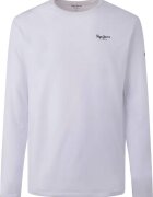 Pepe Jeans London Bluza cu imprimeu logo Original Basic - Alb
