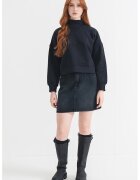 Pepe Jeans London Bluza de trening lejera cu guler inalt - Negru stins