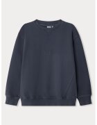 Pepe Jeans London Bluza lejera de trening cu terminatii striate - Bleumarin