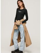 Pepe Jeans London Bluza slim fit din amestec de bumbac - Negru