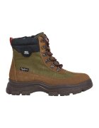 Pepe Jeans London Bocanci cu design colorblock - Verde masliniu/Caramel/Bleumarin
