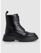 Pepe Jeans London Bocanci de piele ecologica cu aspect masiv - Negru