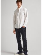 Pepe Jeans London Camasa regular fit cu guler fixat cu nasturi - Alb