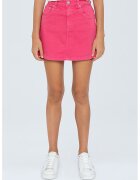 Pepe Jeans London Fusta mini din denim - Fucsia