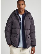 Pepe Jeans London Geaca cu vatelina si gluga - Gri carbune
