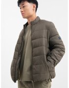 Pepe Jeans London Geaca matlasata cu vatelina - Verde aquamarin