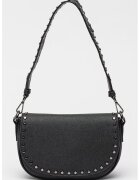 Pepe Jeans London Geanta crossbody cu clapa si bareta cu logo - Negru