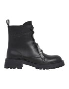 Pepe Jeans London Ghete din piele cu fermoar - Negru