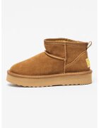 Pepe Jeans London Ghete slip-on de piele intoarsa Dissy - Maro