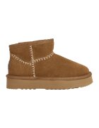 Pepe Jeans London Ghete slip-on din piele intoarsa - Caramel