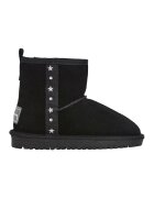 Pepe Jeans London Ghete slip-on din piele intoarsa cu tinte - Negru