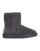Pepe Jeans London Ghete slip-on din piele intoarsa - Gri antracit