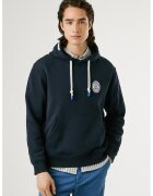 Pepe Jeans London Hanorac cu buzunar kangaroo - Albastru ultramarin/Alb optic