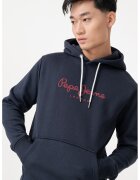 Pepe Jeans London Hanorac regular fit cu logo - Bleumarin