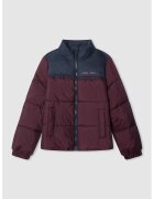 Pepe Jeans London Jacheta cu logo si 2 buzunare laterale - Violet pruna