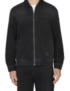 Pepe Jeans London Jacheta de denim cu fermoar - Negru stins