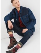 Pepe Jeans London Jacheta din denim cu segmente matlasate - Bleumarin