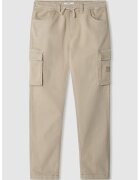 Pepe Jeans London Pantaloni cargo de bumbac - Maro nisip