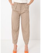 Pepe Jeans London Pantaloni crop conici - Bej inchis
