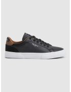 Pepe Jeans London Pantofi sport cu insertii de piele intoarsa - Negru
