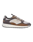 Pepe Jeans London Pantofi sport cu model colorblock si garnituri din piele intoarsa - Alb/Caramel/Gri inchis
