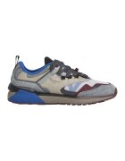 Pepe Jeans London Pantofi sport din piele ecologica cu garnituri din piele intoarsa - Alb/Gri/Bej deschis