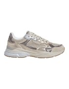 Pepe Jeans London Pantofi sport din piele ecologica cu garnituri din piele intoarsa - Maro taupe deschis/Argintiu
