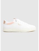 Pepe Jeans London Pantofi sport low-cut cu sireturi - Auriu/Alb murdar/Roz pal