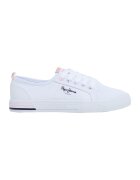 Pepe Jeans London Pantofi sport textili - Alb