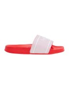 Pepe Jeans London Papuci cu logo - Rosu vermillion/Roz pal