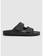 Pepe Jeans London Papuci cu model si catarame - Negru
