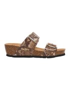 Pepe Jeans London Papuci de piele ecologica cu catarame ajustabile