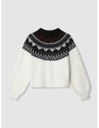 Pepe Jeans London Pulover din amestec de bumbac - Negru/Rosu inchis/Alb murdar