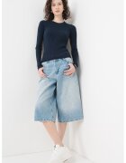 Pepe Jeans London Pulover uni cu decolteu la baza gatului - Bleumarin