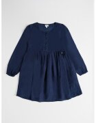 Pepe Jeans London Rochie evazata cu maneci lungi - Bleumarin