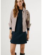 Pepe Jeans London Rochie evazata cu model uni - Bleumarin