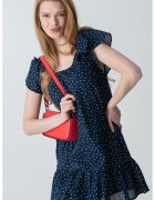 Pepe Jeans London Rochie scurta cu buline - Bleumarin