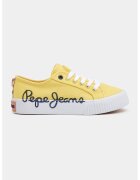 Pepe Jeans London Tenisi cu logo - Galben