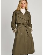 Pepe Jeans London Trenci cu doua randuri de nasturi - Kaki