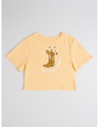 Pepe Jeans London Tricou de bumbac cu imprimeu logo - Alb/Galben sofran/Galben inchis